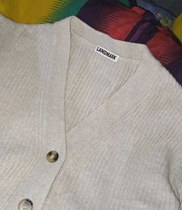 Off White Oversized Sweater