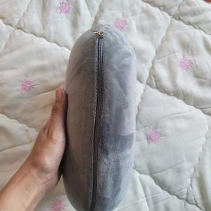 Grey Neck Pillow