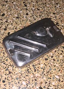 1990s Vintage Steel Tiffin Box