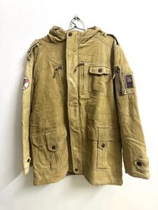 Retro Corduroy hooded jacket