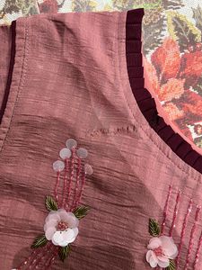 Peach Kurti