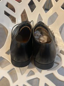 Arrow Black Leather Oxford Dress Shoes