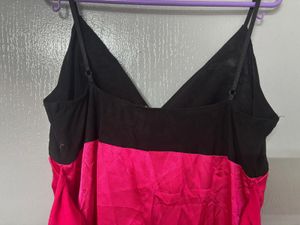 Pink &amp; Black Party Dress