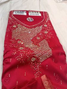 Red Dress Material