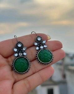 Red Stone Earrings