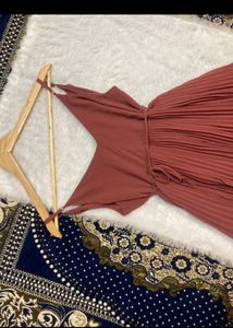 New Brown Western Wear Dress...