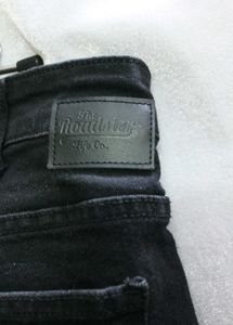 Roadster Black Flare Leg Jeans