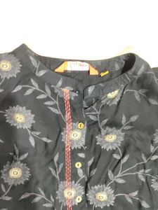 Floral Print Kurta