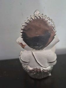 Ganesha Statue - Silver Finish