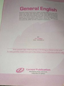 Lucent&#39;s General English Book