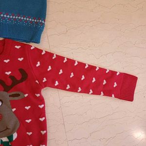 Max Cute Kids Christmas Sweaters-Set of 2 (Unisex)