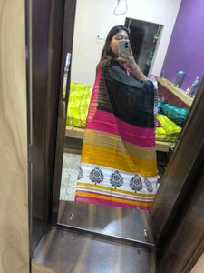 Elegant multicolour Saree with Blouse