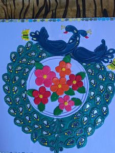Lippan Peacock Wall Art