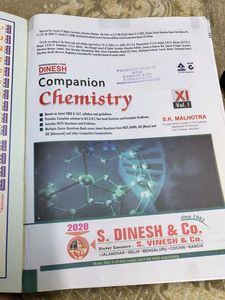 Dinesh Companion Chemistry XI Vol. I &amp; II