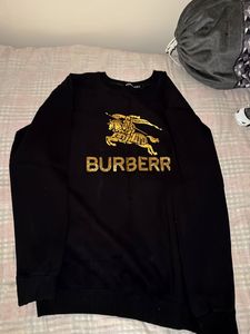 Burberry Black Graphic Sweatshirt