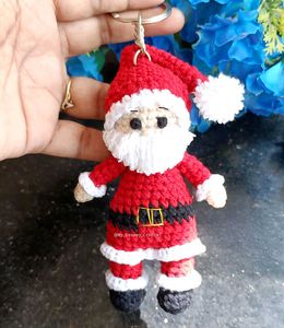 Cute Santa Keychain