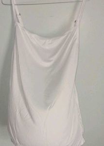 satin sleeveless night suit