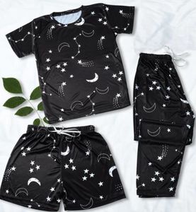 3 Piece Night Suit Women