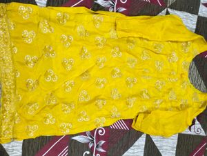 Yellow Suit With Bnarsi Design