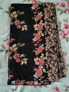 Floral Print Saree