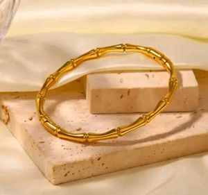 Bamboo Design Bracelet Kada