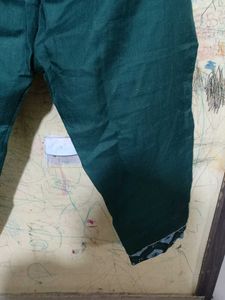 Green Embroidered Kurta Set