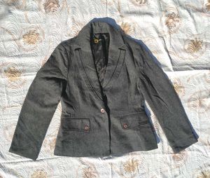 Imported Women Grey Blazer