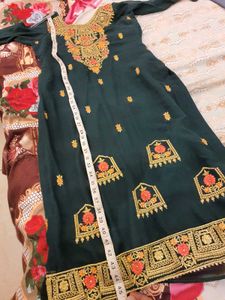 💚Elegant Partywear Embroidered Palazzo Suit💚