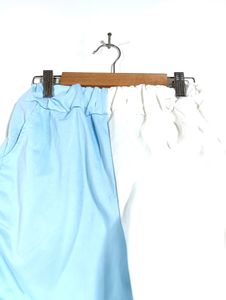 Blue &amp; White Shorts