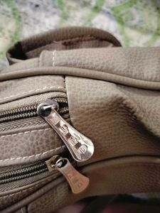 Leather Small Backpack