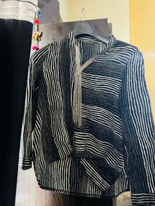 Striped Statement Top