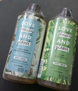 Love Beauty and Planet Body Wash combo
