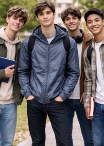 Men's Blue Lightweight Jacket