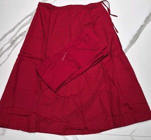 Blood Red Under Saree Peticoats
