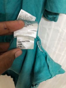 Calvin Klein Sea Green Short Sleeve T shirt