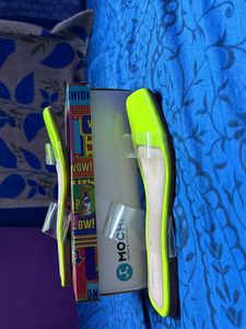 Mochi Neon Yellow Heels – Worn Just Once!