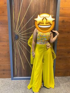 Charming Yellow Ethnic Dress Haldi