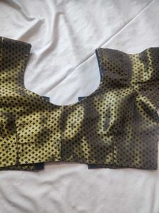 Gold With Black Blouse