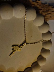 Gold Plated Flamingo Necklace