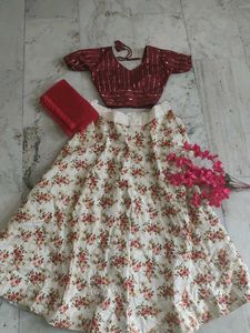 Floral Lehenga Choli Set 🌺🌸