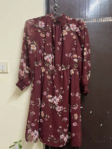Floral Print Midi Dress