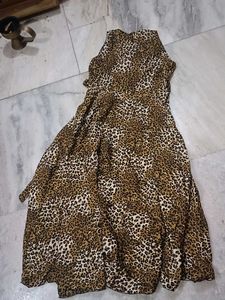 Leopard Print Maxi Dress