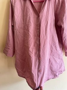 Pink Casual Shirt