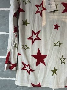 Star Pattern Long Sleeve Top