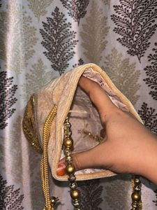 Golden Potli Bag