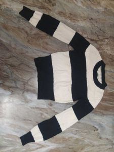 Striped Knit Sweater