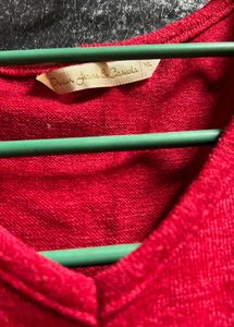 Red Casual Top