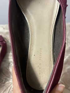 Maroon Wine Ballerinas