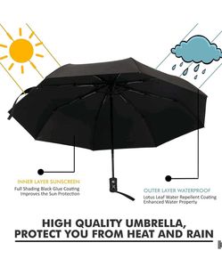 Automatic Open&amp;Close Umbrella New Wdt Tag
