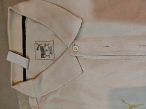 Men White Authentic Puma &amp; Spykar Tshirts